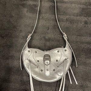 JW PEI Tessa Metallic Pleating Shoulder Bag